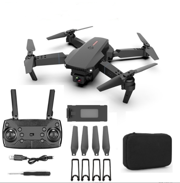 eThings E88 Drone HD Camera Quadcopter Long Range Air Pressure Fixed Height Children's Remote Control Aircraft Drone - eZthings USA WE SORT ALL THE CRAZIEST GADGETS, GIZMOS, TOYS & TECHNOLOGY, SO YOU DON'T HAVE TO.