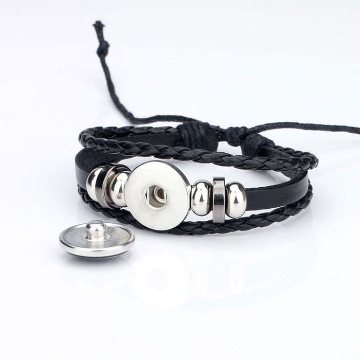 12 Constellation Luminous Bracelet Men Leather Bracelet Charm Bracelets for Men Boys Women Girl Jewelry Accessories Gifts