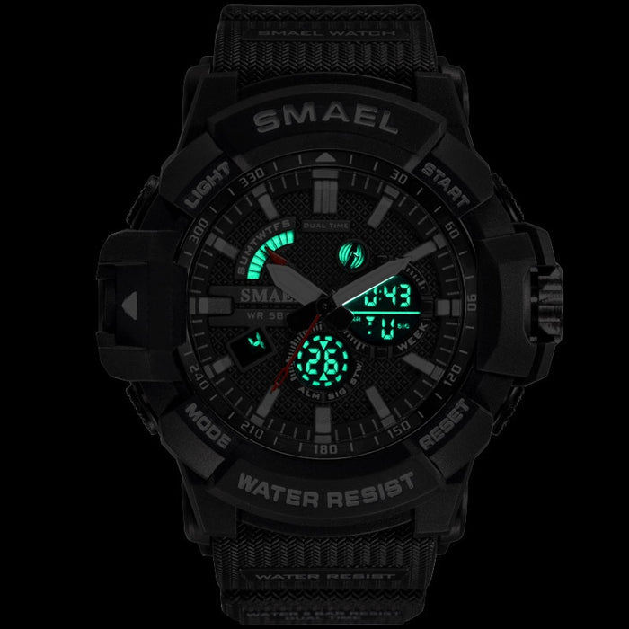 SKMEL 1809 Relojes para hombre Militar 50 m Reloj deportivo resistente al agua Camuflaje Stopwacth Reloj despertador LED para hombre 1809B relogio masculino Reloj para hombre