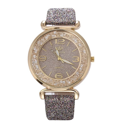 Reloj con mejores ventas, relojes de moda para mujer, relojes de pulsera de cuarzo de acero inoxidable con diamantes de imitación de cristal de lujo 