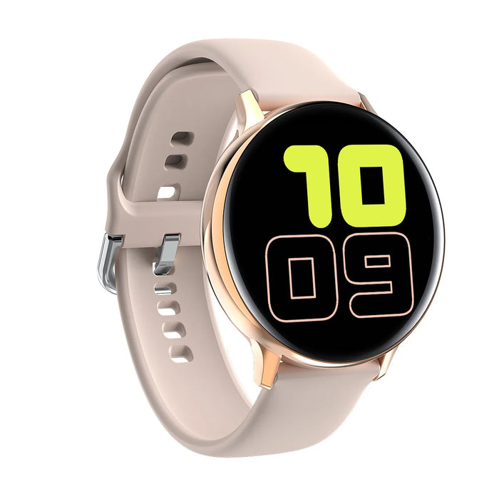 eThings Reloj inteligente completamente táctil, frecuencia cardíaca, presión arterial, oxígeno en sangre, ECG, monitoreo del sueño, pulsera deportiva para salud, podómetro, reloj S20S