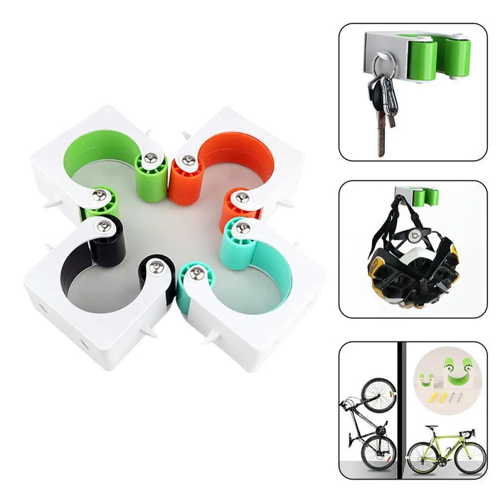 Bike Parking Rack Storage Holder Indoor Wall Vertical Bicycle Bracket Mountain Bike Road Bike Accessories