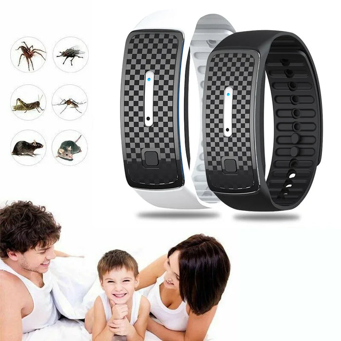 Pulsera repelente de mosquitos electrónica M30, reloj portátil, pulsera repelente de plagas de insectos física ultrasónica, envío directo al aire libre