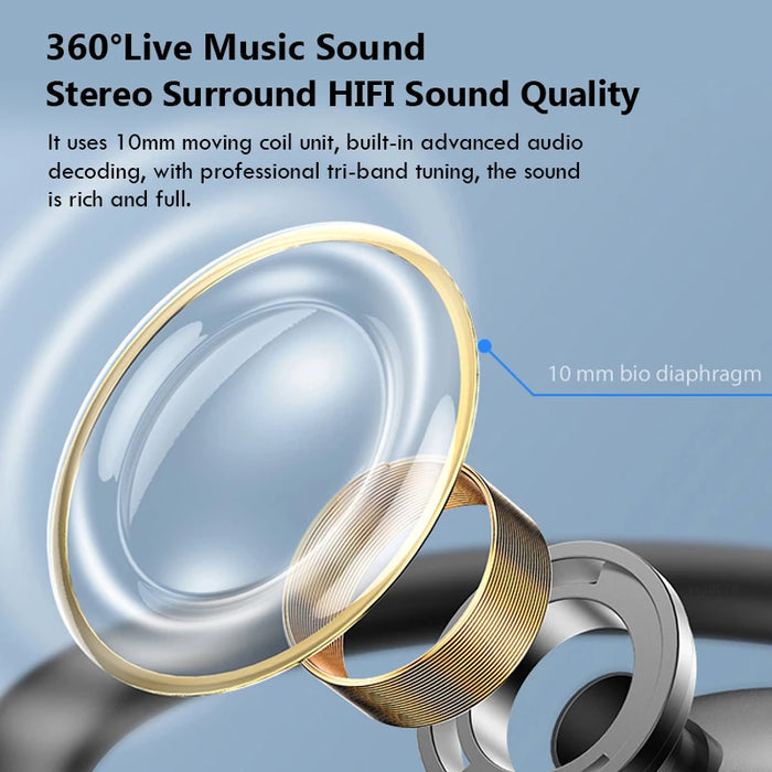 eThings TWS Bluetooth 5.0 Earphones Wireless Bluetooth Headphone Noise Cancelling 9D HiFi Stereo Sport Headset Handsfree With Microphone