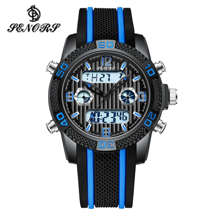 Reloj Digital Senors, reloj Digital de lujo superior, relojes deportivos para hombres, reloj de pulsera LED electrónico para hombres, reloj 