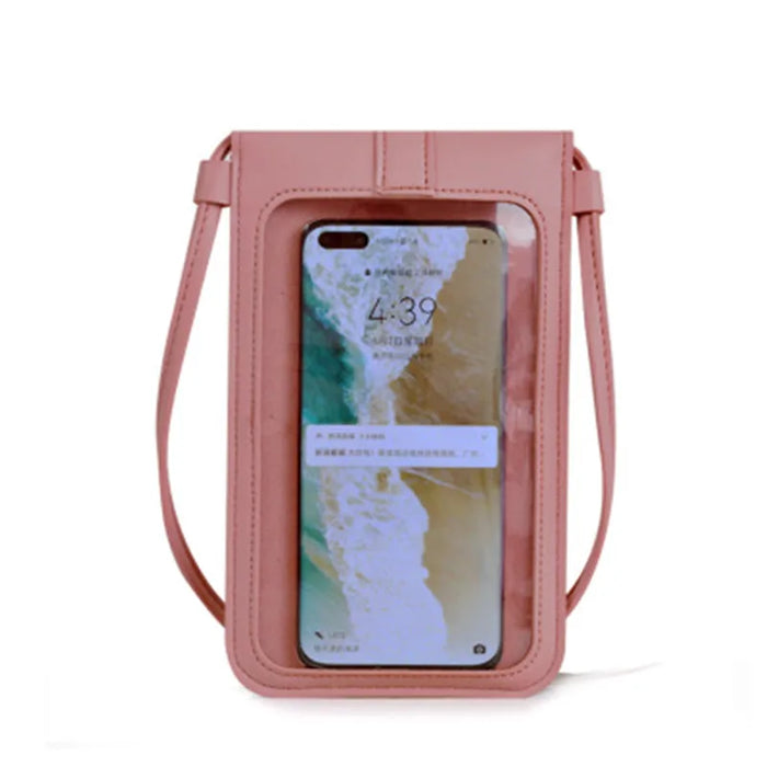 Women's crossbody bag Pu leather touch screen mobile wallet female retro student buckle shoulder bag purses and handbags torebka