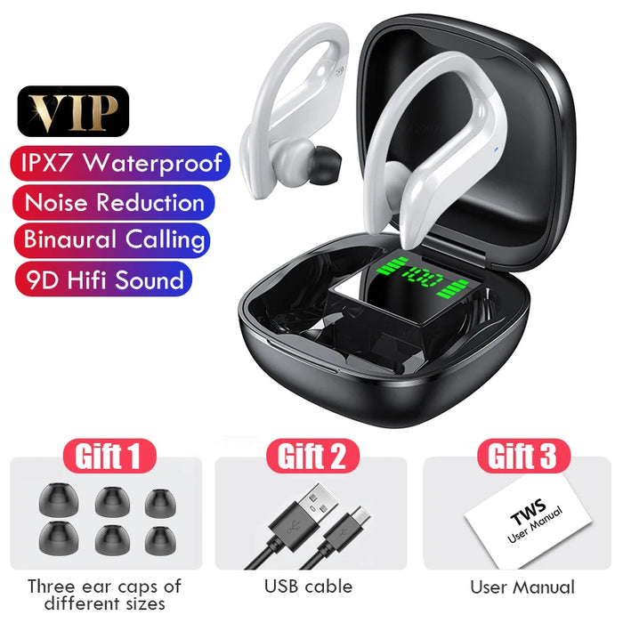 eThings TWS Bluetooth 5.0 Earphones Wireless Bluetooth Headphone Noise Cancelling 9D HiFi Stereo Sport Headset Handsfree With Microphone