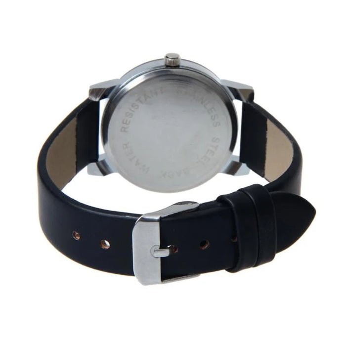 Watches Women Men Lovers Watch Leather Quartz Wristwatch Female Male Clocks Relogio Feminino