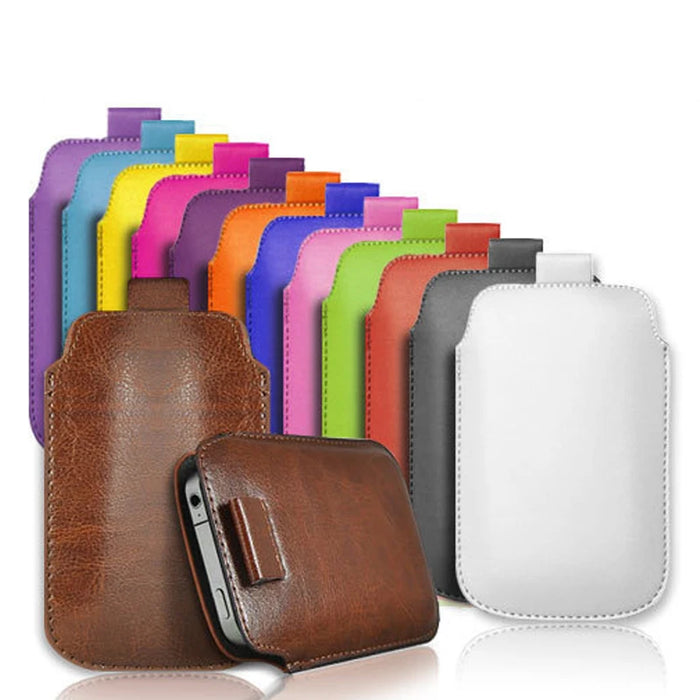 Leather Pouch Coque For iPhone 5 5S SE 5C Case Pocket Rope Holster Pull Tab Pouch Cover For iPhone SE 5 S E 5C Phone Bag Case