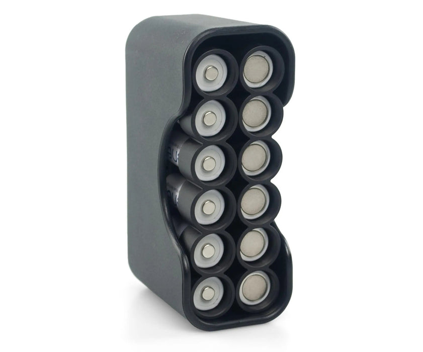 Magnetic AA 12 Pack Embedded with Cradle