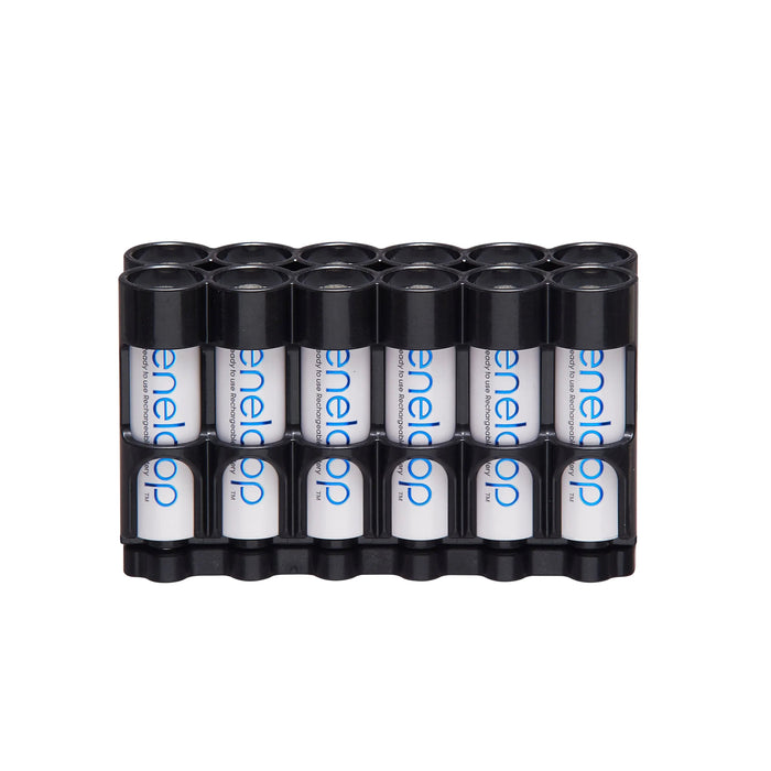 Magnetic AA 12 Pack Strip With Cradle