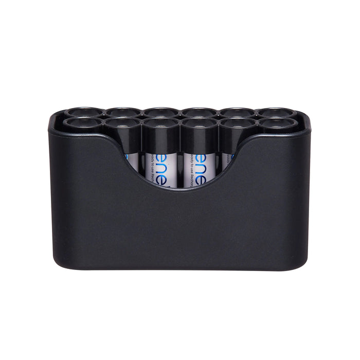 Magnetic AA 12 Pack Strip With Cradle