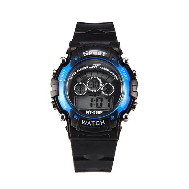 Men's multi-function digital wristwatches outdoor sports luminous black LED watch student watches