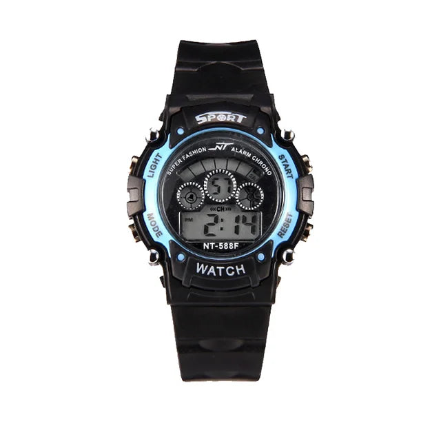 Men's multi-function digital wristwatches outdoor sports luminous black LED watch student watches