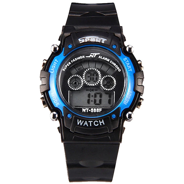 Men's multi-function digital wristwatches outdoor sports luminous black LED watch student watches