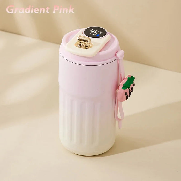 🌡️ Smart LED Thermos Bottle – Stainless Steel Travel Flask