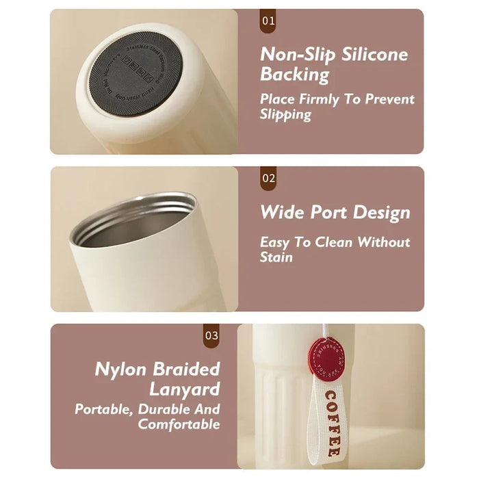 🌡️ Smart LED Thermos Bottle – Stainless Steel Travel Flask