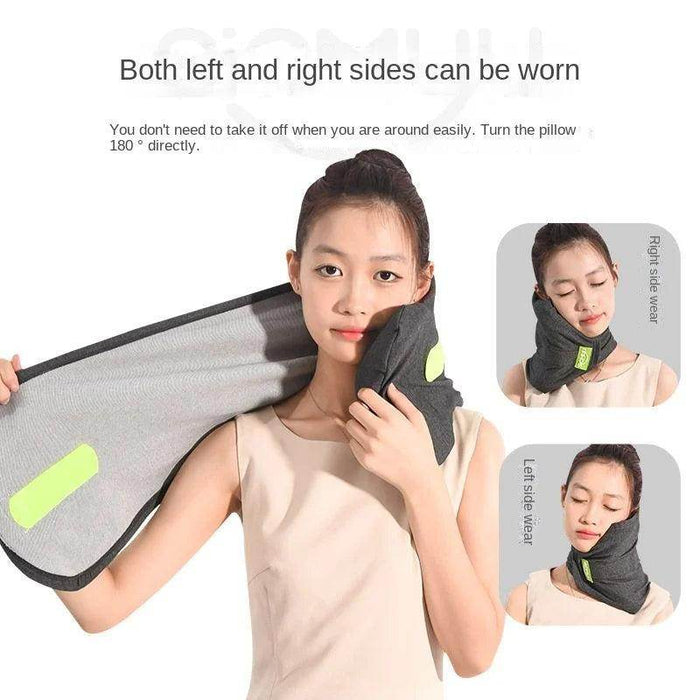 Memory Foam Travel Pillow for Sleeping