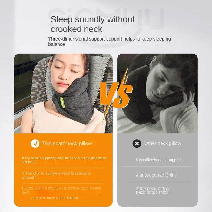 Memory Foam Travel Pillow for Sleeping