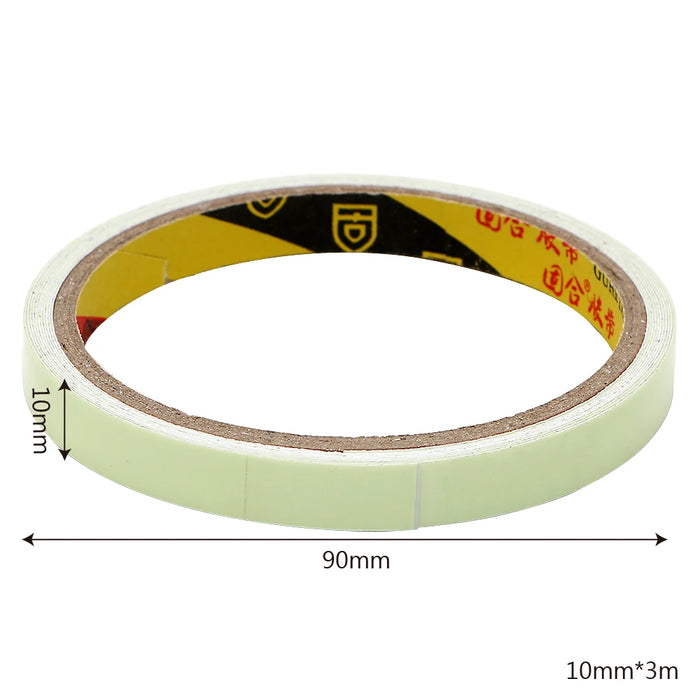 Self-adhesive Luminous Tape DIY Glow In Dark Warning Tape Night Vision Car Sticker Car-styling 10mm*3m