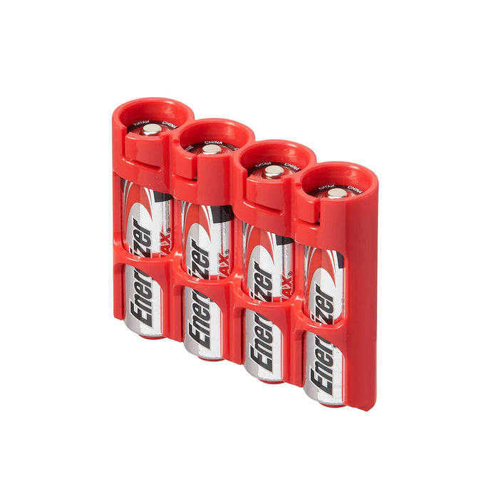 Slim Line AA 4 Pack (Red)