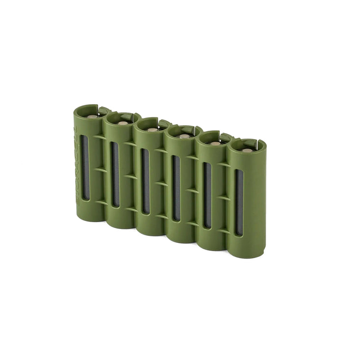 Slim Line AA 6 Pack (Military Green)