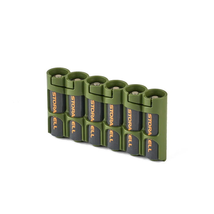 Slim Line AA 6 Pack (Military Green)