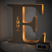 Personalised Wooden Letter Lamp Custom Name Alphabet Night Lights 19CM