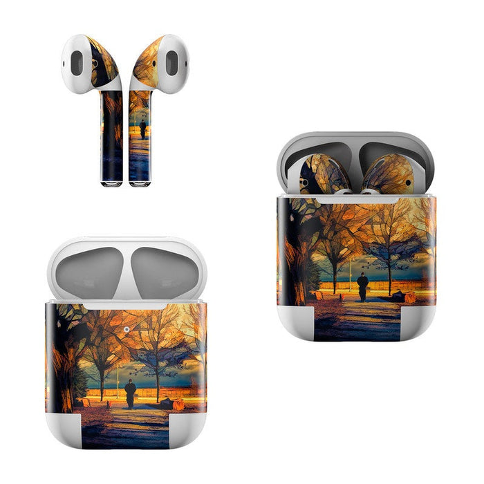 Man and Dog - Apple AirPods Skin