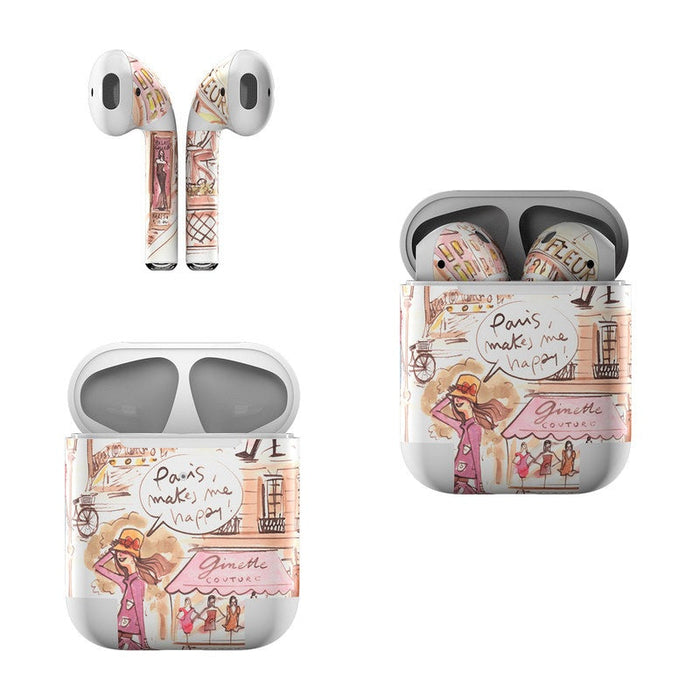 Paris Makes Me Happy - Apple AirPods Skin