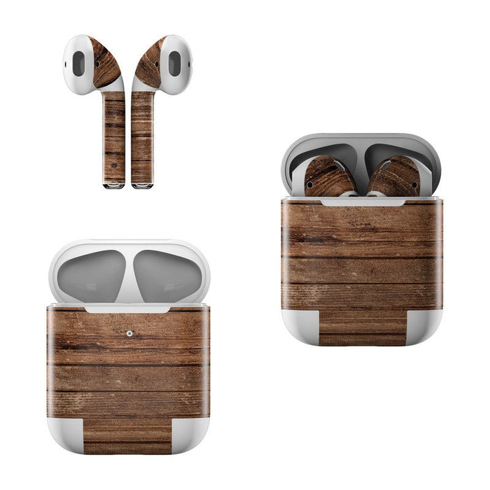 Stripped Wood - Apple AirPods Skin