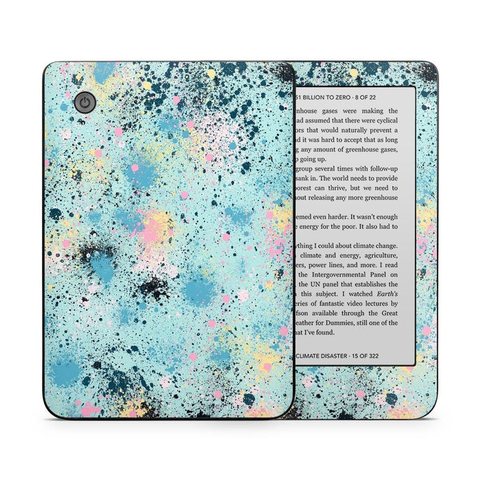 Abstract Ink Splatter - Kobo Clara 2E Skin