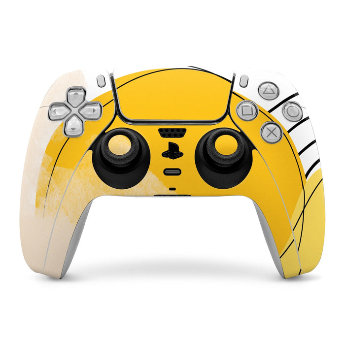 Abstract Yellow - Sony PS5 Controller Skin