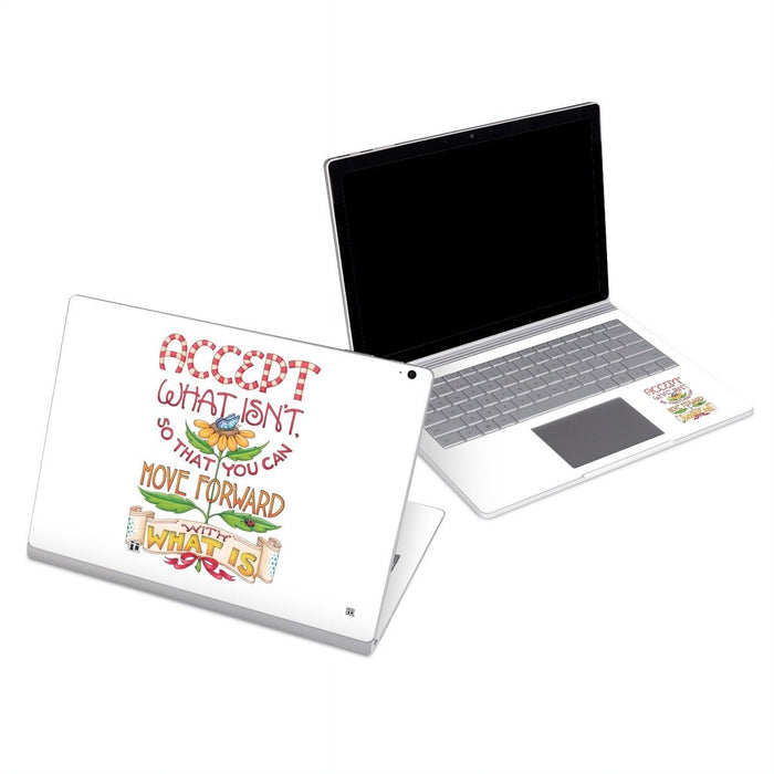 Accept What Isn't - Microsoft Surface Book Skin
