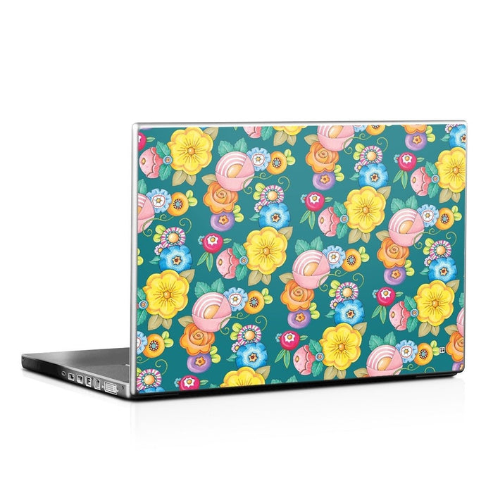 Act Right Flowers - Laptop Lid Skin