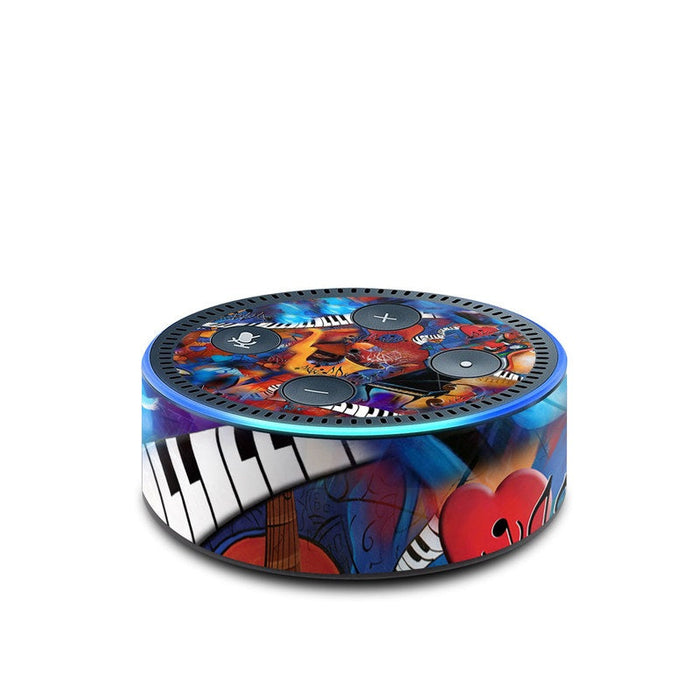 Music Madness - Amazon Echo Dot (2nd Gen) Skin