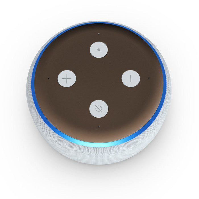 Solid State Flat Dark Earth - Amazon Echo Dot (3rd Gen) Skin