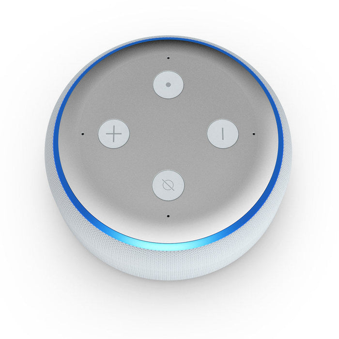 Solid State White - Amazon Echo Dot (3rd Gen) Skin