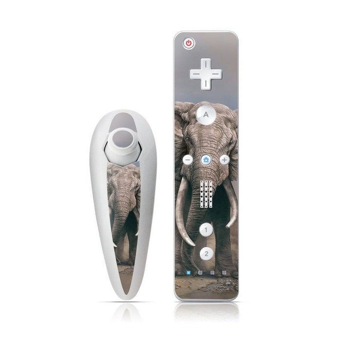 African Elephant - Nintendo Wii Nunchuk Skin