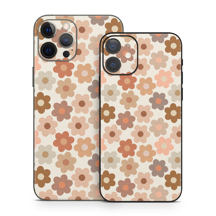 Terracotta Daisies - Apple iPhone 12 Skin
