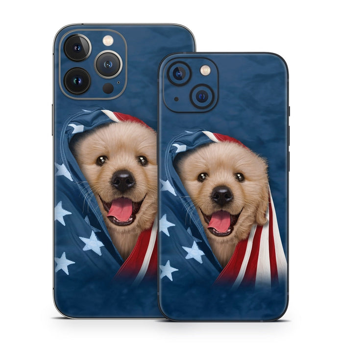 Patriotic Retriever - Apple iPhone 13 Skin