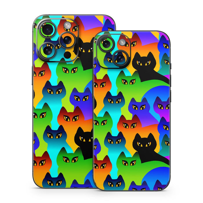 Rainbow Cats - Apple iPhone 15 Skin