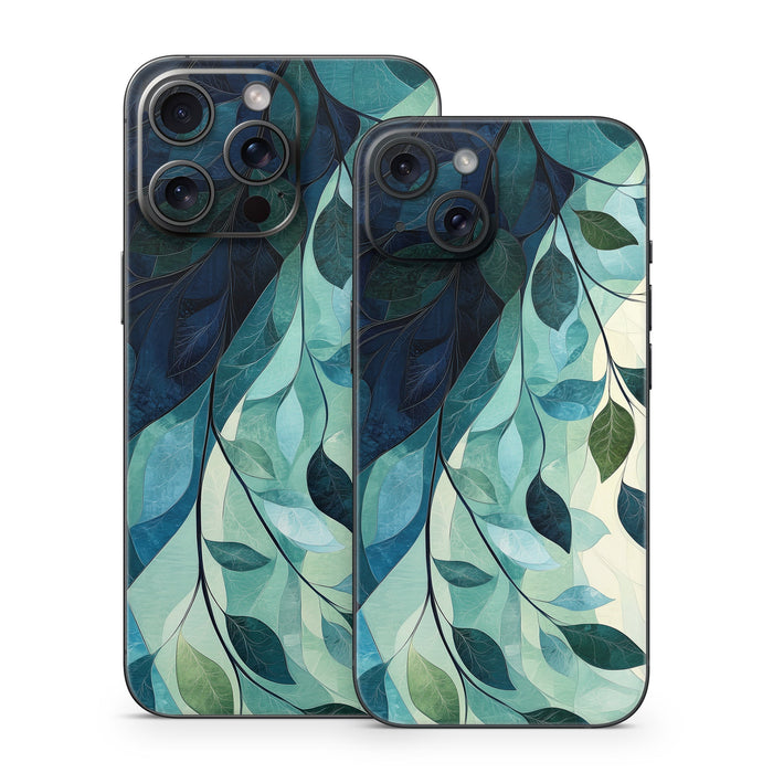 Teal and Indigo - Apple iPhone 15 Skin