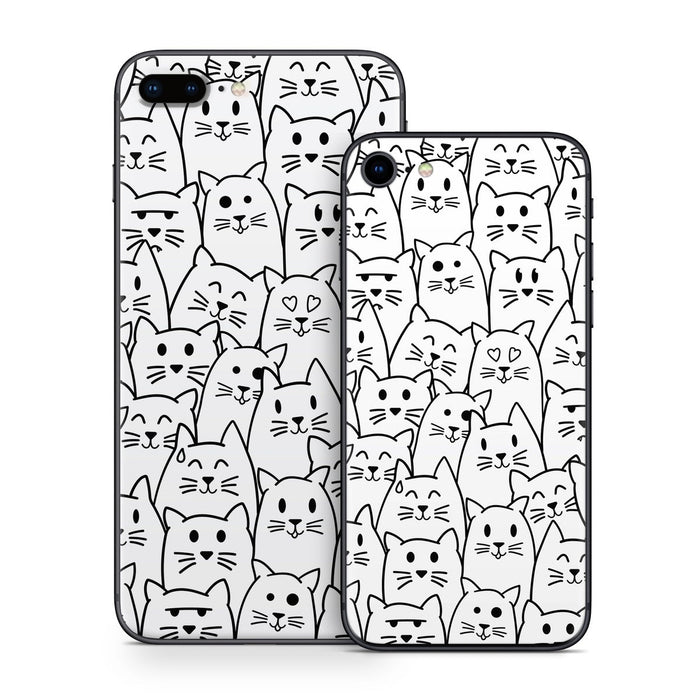 Moody Cats - Apple iPhone 8 Skin