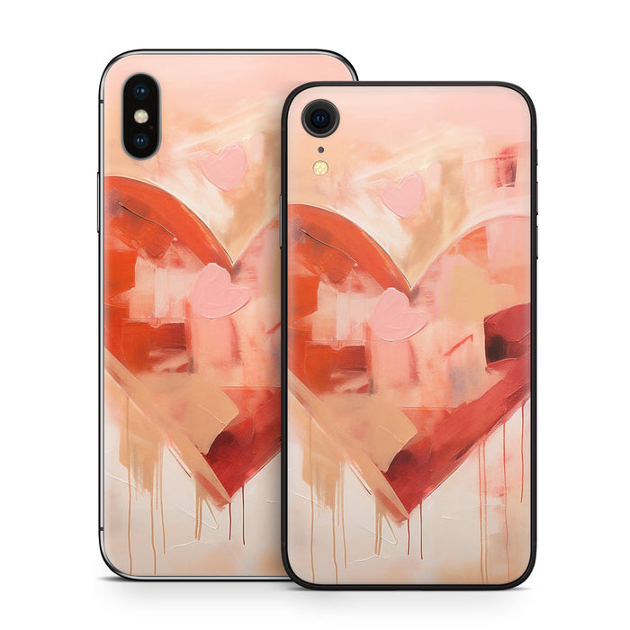 AbEx Hearts - Apple iPhone X Skin