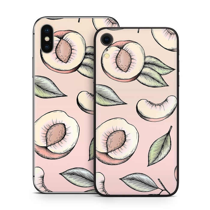 Peach Please - Apple iPhone X Skin