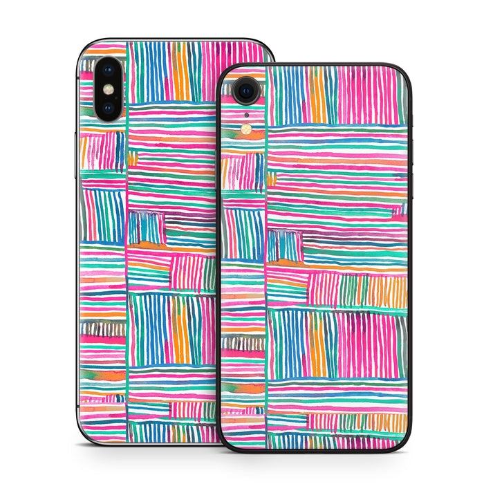 Relaxing Stripes - Apple iPhone X Skin