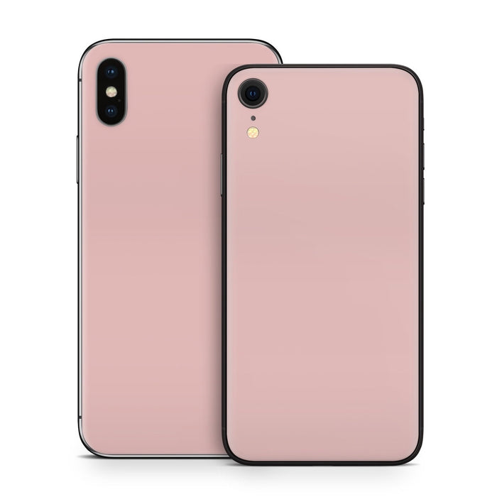 Solid State Faded Rose - Apple iPhone X Skin