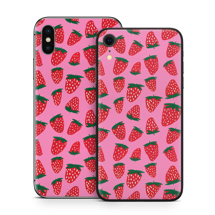 Strawberries - Apple iPhone X Skin