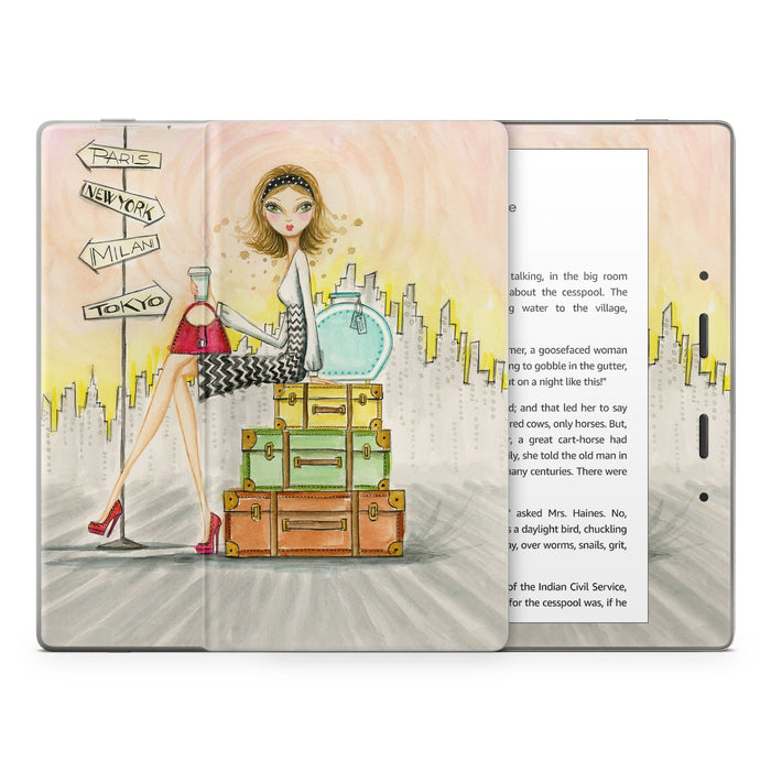 The Jet Setter - Amazon Kindle Skin